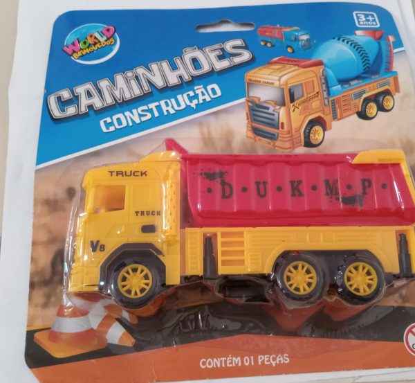 Caminhão para construção infantil